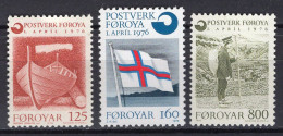 Q0010 - FEROE FOROYAR Yv N°15/17 ** POSTE - Islas Faeroes