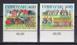 Q0078 - FEROE FOROYAR Yv N°266/67 ** NOEL - Faroe Islands