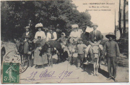 85 NOIRMOUTIER  Le Bois De La Chaise - Départ Pour La Promenade (très Animée) - Noirmoutier