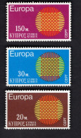 2024604839 1970 SCOTT 340 341 342 7 (XX) POSTFRIS MINT NEVER HINGED - EUROPA ISSUE - INTERWOVEN THREADS - Unused Stamps