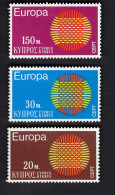 2024604839 1970 SCOTT 340 341 342 7 (XX) POSTFRIS MINT NEVER HINGED - EUROPA ISSUE - INTERWOVEN THREADS - Ungebraucht