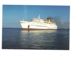 POSTCARD   SHIPPING  FERRY   DANE SEA LINE  KAMIROS  PUBL BY SIMPLON POSTCARDS - Hausboote