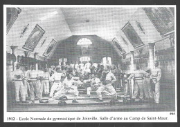 1986  -  ECOLE NORMALE DE JOINVILLE SALLE D ARME CAMP SAINT MAUR EN 1912 . 4B102 - Non Classés