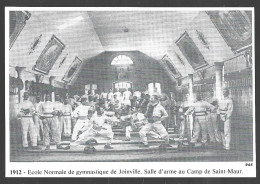 1986  -  ECOLE NORMALE DE JOINVILLE SALLE D ARME CAMP SAINT MAUR EN 1912 . 4B102 - Non Classificati