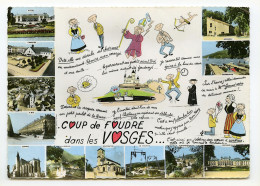 LES VOSGES - Carte Humoristique Et Touristique - Other & Unclassified