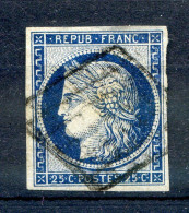 060524 TIMBRE FRANCE N° 4a   4 Marges  Charnière Forte - 1849-1850 Cérès