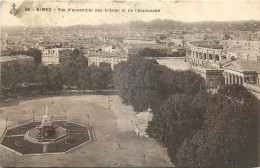 30 - NIMES - VUE D'ENSEMBLE DES ARENES ET DE L'ESPLANADE - ASP - 58 - Nîmes