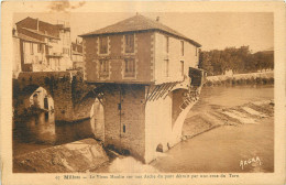 12 - MILLAU - LE VIEUX MOULIN SUR UNE ARCHE DU PONT DETRUIT PAR UNE CRUE DU TARN - ARGRA - 67 - Millau