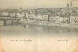 77 - MACON -  VUE GENERALE - C. Faure Edit. Mâcon - Macon