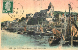 76 - LE TREPORT - LE PORT A MAREE BASSE - CACHET CONVOYEUR  ABANCOURT A ... -  LL Lévy Fils Et Cie Paris - 108 - Le Treport