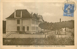 71 - LE CREUSOT - L'ECOLE PRIMAIRE SUPERIEURE DE JEUNES FILLES - P. Roussaud édit. - 158 - Le Creusot