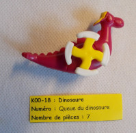 Kinder - Dinosaure - K00 18 - Sans BPZ - Montables