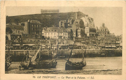 76 - LE TREPORT - LE PORT ET LA FALAISE - LL - 76 - Le Treport