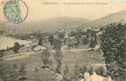 88 - GERARDMER - VUE GENERALE PRISE DE LA ROUTE DE REMIREMONT  - Gerardmer