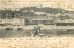 69 - LYON - LE PALAIS DE JUSTICE ET LE COTEAU DE FOURVIERES - Sonstige & Ohne Zuordnung