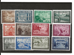 1939 Yv 640-651 Série Neuve ** - Unused Stamps