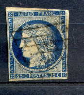 060524 TIMBRE FRANCE N° 4a   Pièce D'attente 2ème Choix - 1849-1850 Cérès