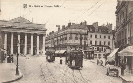 FRANCE - Dijon - Place Du Théâtre - Tramway - Carte Postale Ancienne - Dijon