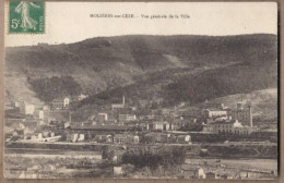 CPA 30 - MOLIERES Sur CEZE - Molières-sur-Cèze - Vue Générale De La Ville - TB PLAN D'ensemble Dont USINES TB Verso - Otros & Sin Clasificación