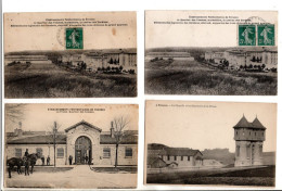 Fresnes Prison Quartier Des Femmes Ect - 4 Cartes Postales Ancienne - Fresnes