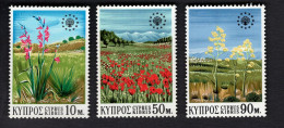 2024609888 1970 SCOTT 343 344 345 (XX) POSTFRIS MINT NEVER HINGED - EUROPEAN NATURE CONSERVATION YEAR - Ungebraucht