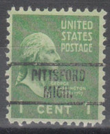 USA Precancel Vorausentwertungen Preo Locals Michigan, Pittsford 734 - Precancels