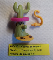 Kinder - Cactus Avec Serpent - K00 35 - Sans BPZ - Inzetting