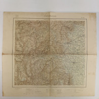Carta Geografica, Cartina Mappa Militare Pinerolo Torino Piemonte F67 Della Carta D'Italia Scala 1:100.000 - Carte Geographique