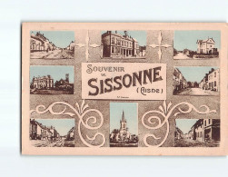 SISSONNE : Carte Souvenir - état - Sissonne