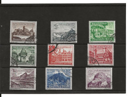 1939 Yv654-662 Série Obl - Used Stamps