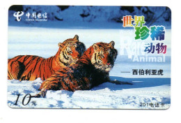 Tigre  Jungle Animal  Télécarte  Phonecard  Karte (K 343) - Cina