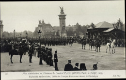 CPA Paris, Amerikanische Feierlichkeiten Zu Ehren Von Admiral Paul Jones, 6. Juli 1905 - Andere & Zonder Classificatie