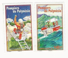 Polynésie-2009-Sapeurs Pompiers De Polynésie - N° 863 Et 864 ** - Unused Stamps
