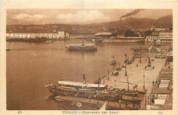 83 - TOULON - PANORAMA DES QUAIS - Toulon