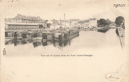 Nancy * Vue Sur Le Canal Prise Du Pont St Georges * Péniche - Nancy