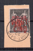 !!! PORT SAID, N°19 OBLITERE SUR FRAGMENT, SIGNE CHAMPION - Used Stamps