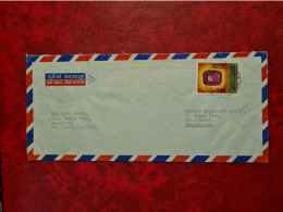 LETTRE SRI LANKA CEYLAN PANADURA POUR ETTELBRUCK MAGASINS WOLFF - Sri Lanka (Ceylan) (1948-...)