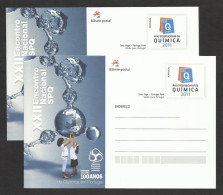 Portugal Entier Postal VARIETÉ CODE À BARRES Année Int. De La Chimie 2011 Stationery Chemistry Int. Year VARIETY BARCODE - Postwaardestukken