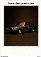 Feuillet De Magazine,  Peugeot 604 SL V6 1975 - Auto's