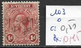 SAINT-VINCENT 103 Oblitéré Côte 0.50 € - St.Vincent (...-1979)