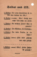 TRACT ANTI ALLEMAND 1939 1940 DROLE DE GUERRE REICH PROPAGANDE    # 91 - 1939-45