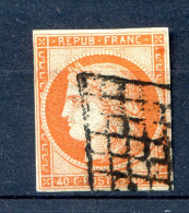 060524 TIMBRE FRANCE N° 5a  Orange Vif   MARGES OK   PAS DE CLAIR  Coté 600€ - 1849-1850 Cérès
