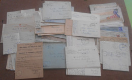 Lot De Lettres D Un Militaire Israelite, Lettres, Cartes En F.M. Postes Aux Armees, Censure Passed By Army + Corresp.... - Guerre De 1939-45