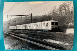 Photo Automotrice SNCF Z 5444 Banlieue Paris Sud Ouest SO France Locomotive Train Chemin Fer Motrice Inox Z5300 5300 - Treni