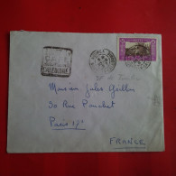 LETTRE NOUMEA POUR PARIS 1937 - Storia Postale