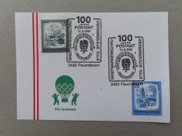 Österreich Pro Juventute - Mit Sonderstempel 11. 6. 1983 Feuersbrunn, 100 Jahre Postamt Feuersbrunn (Nr.1417) - Sonstige & Ohne Zuordnung