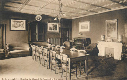 Switzerland Postcard Hospice Du Grand St. Bernard Le Salon - Sonstige & Ohne Zuordnung