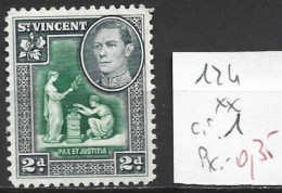 SAINT-VINCENT 124 ** Côte 1 € - St.Vincent (...-1979)