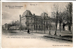 EPERNAY. LE PALAIS DE JUSTICE . LA GENDARMERIE . LA PRISON - Cartes Postales Ancienne - Epernay