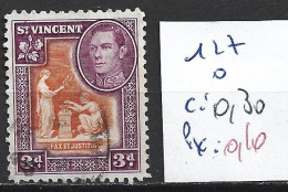 SAINT-VINCENT 127 Oblitéré Côte 0.30 € - St.Vincent (...-1979)